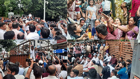 nashik siddharth gore death municipal protest pipeline accident