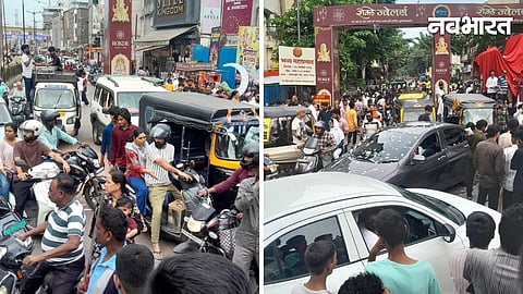 Nagpur Traffic Jam Ganeshotsav