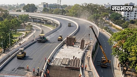 Incomplete military dairy farm flyover and construction work
