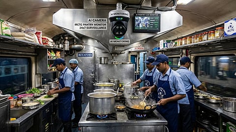 AI camera will monitor pantry cars and kitchens in indian railways