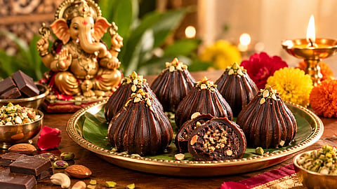 chocolate mawa modak recipe ganesh chaturthi 2026.