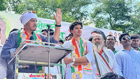 karanja lad kisan aakrosh morcha rohit pawar drought demand