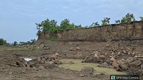 mahagaon bhosa e class land illegal murum excavation scam