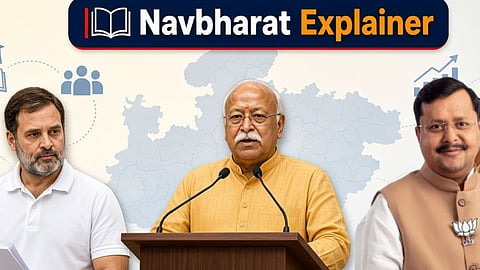 rahul gandhi, mohan bhagwat and nitin nabin mp visit