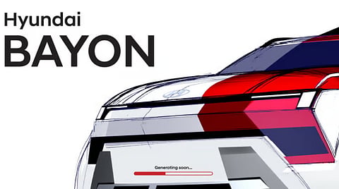 Hyundai Bayon creates a buzz new SUV H-Edge lighting