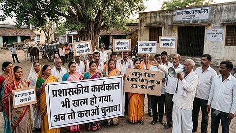chandrapur chimur gram panchayat election delay
