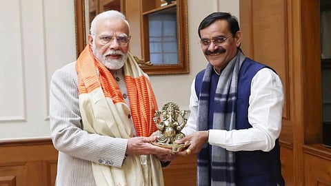 pm modi and vd sharma meeting