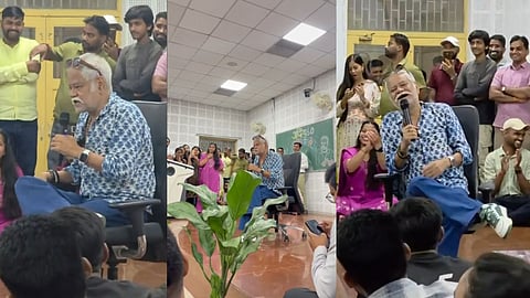 Sanjay Mishra Inspires Students at Hindi Diwas Celebration In BHU