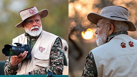 pm narendra modi wildlife photography