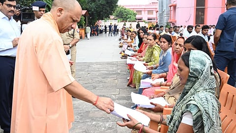 CM Yogi Adityanath Hears Public Grievances During Janta Darshan in Gorakhpur