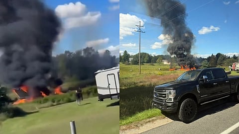 michigan F-16 fighter crash
