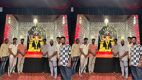 badlapur 6 feet paper eco friendly ganesha idol
