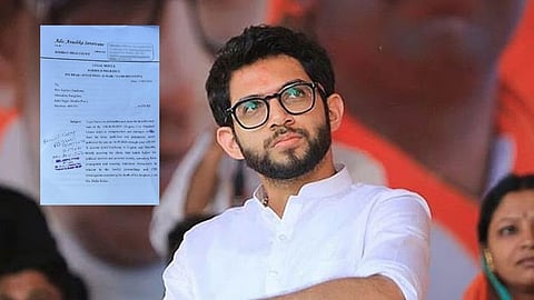 aaditya thackeray gets 500 crore legal notice keypoints disha salian father satish salian