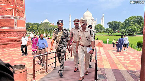 CISF DIG Taj Mahal Inspection