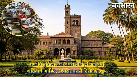 Process of auditing examination centers at Savitribai Phule Pune University