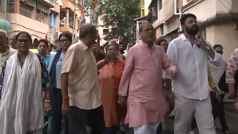 TMC Mamata Faction Protest in Kolkata