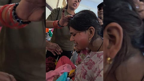 Woman attacked by husband after delivery at Kamlaraja Hospital