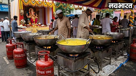 Ban on the use of domestic LPG cylinders for *Mahaprasad* during Ganeshotsav