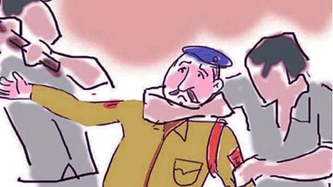 nashik wadala naka police attack slaughterhouse raid