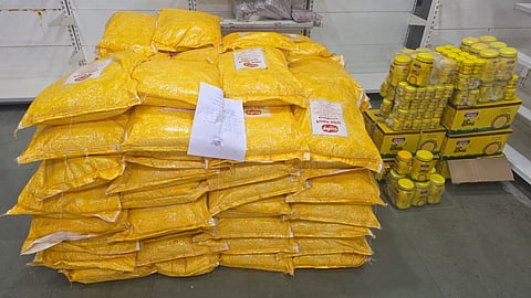 nashik fda raid apmc market panchavati seized ghee turmeric stock