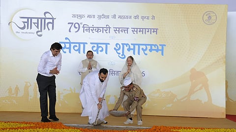 79th nirankari sant samagam services inaugurated in samalkha rajpita ramit-ji