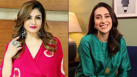Raveena Tandon Karisma Kapoor Bollywood 90s Era