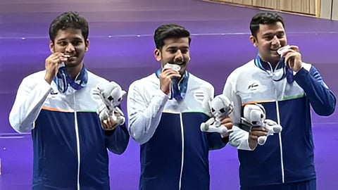 Aishwary Pratap Singh Tomar 50m Rifle 3 Positions