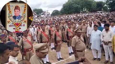 Thousands Bid Farewell to Fatehabad MLA Chhotelal Verma, Cremated with State Honours