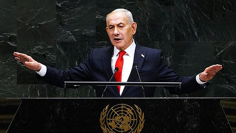 pm benjamin netanyahu addresses un general assembly