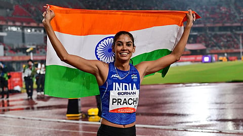 asian games prachi choudhary bronze medal