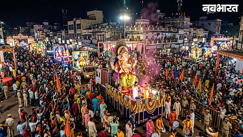 Ganesh Visarjan Procession in Raipur Today