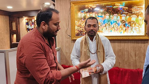 Nishant Kumar Visits Varanasi, Attends Ganga Aarti Amid Rising Water Levels