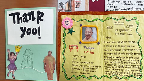 One Lakh Children Devipatan Receive Study Tables, Thank CM Yogi Through Letters