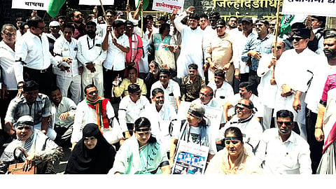 nashik congress gyanesh kumar resignation sir protest