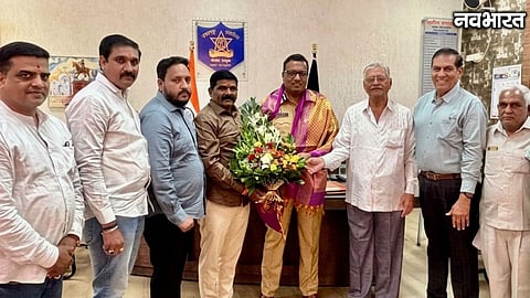 Chhatrapati Sambhajinagar Ganesh Mahasangh Honors Police Commissioner Pravin Pawar