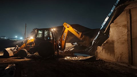 Prayagraj PDA Demolishes Construction at Zaid Khalid Dairy Linked to Atiq Ahmed Aide
