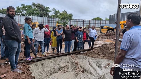 pune mhalunge 105 crore land encroachment attempt fir against arun kharde patil