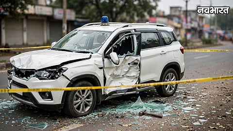 chief judicial magistrate car attacked driver injured chhatrapati sambhajinagar