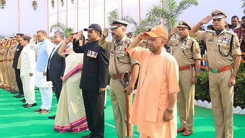 CM Yogi Adityanath Honours UP Police Personnel with Gallantry Medals in Lucknow
