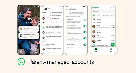 WhatsApp enhances parental controls for children accounts; chats and calls remain private