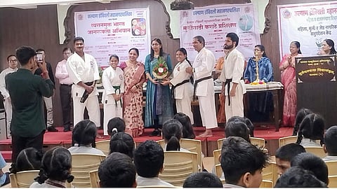 kdmc seva sankalp campaign self defense training girls