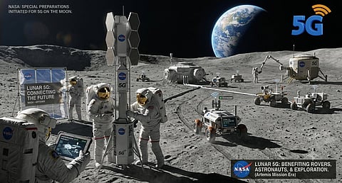 5G network to operate on the Moon NASA initiates special preparations rovers to astronauts