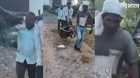 Men allegedly take seized agricultural equipment from Kanhar forest checkpost in Morena
