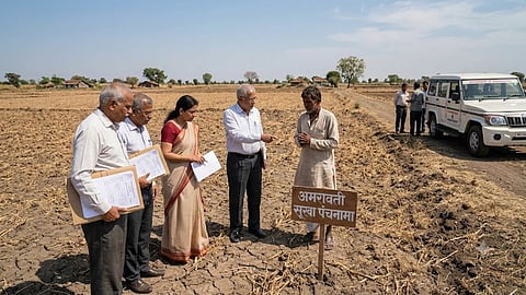 amravati drought crop damage panchnama survey