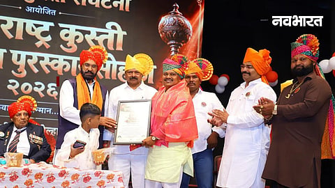 jitendra bhagat thane wrestling association chief kushti mahagaurav award