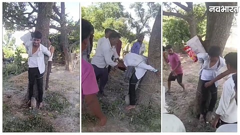 Ratlam guest teacher tied to a tree and beaten