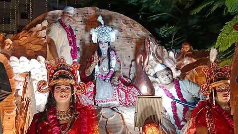 Agra Janakpuri Festival: Mata Janaki Dola Procession Brings Mithila’s Devotion to Bhavana Estate