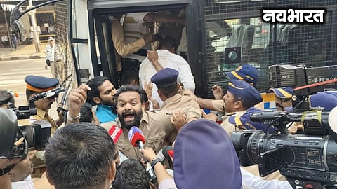 Controversy over SIR process: NCP Youth Congress protests at Churchgate