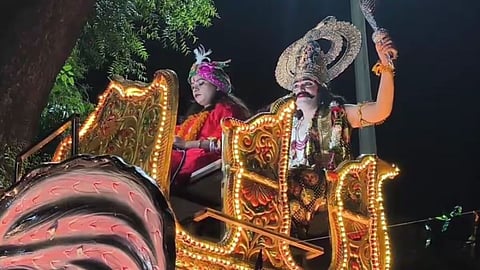 Prayagraj ravan puja ekadashi shobhayatra dussehra.