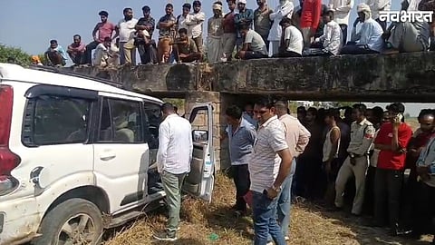 Dead body of a youth found inside a Scorpio